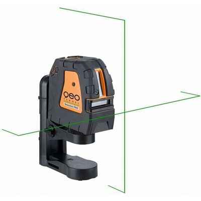 Geo Fennel Laser kryds niveau - Grøn - 40M rækkevidde Geo Fennel Laser kryds niveau - Grøn - 40M rækkevidde