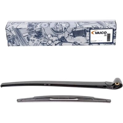 Vaico Juego de brazos limpiaparabrisas traseros para Skoda Fabia V10 - Limpieza de parabrisas, con tapa Vaico Juego de brazos limpiaparabrisas traseros para Skoda Fabia V10 - Limpieza de parabrisas, con tapa