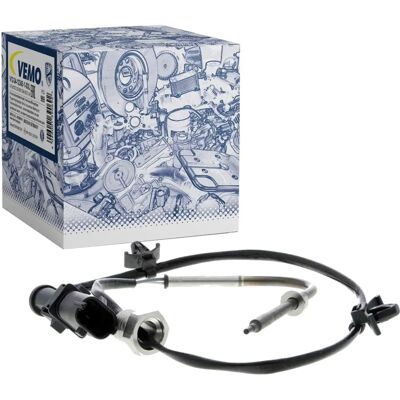 VEMO Temperatursensor - M14 x 1,5 - Schwarz - OE Kompatibel - 900°C Bereich - 420mm Kabel - 635mm Gesamtlänge - PTC VEMO Temperatursensor - M14 x 1,5 - Schwarz - OE Kompatibel - 900°C Bereich - 420mm Kabel - 635mm Gesamtlänge - PTC
