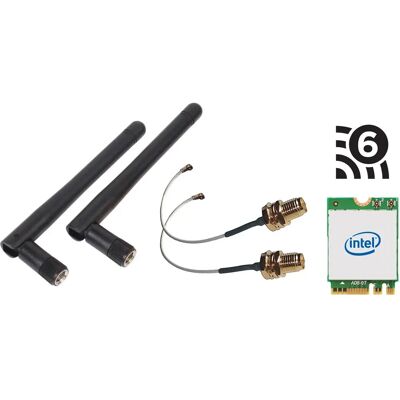 Shuttle WLN-M3 Wireless Network Card - Wi-Fi 6, Bluetooth 5.2 Shuttle WLN-M3 Wireless Network Card - Wi-Fi 6, Bluetooth 5.2
