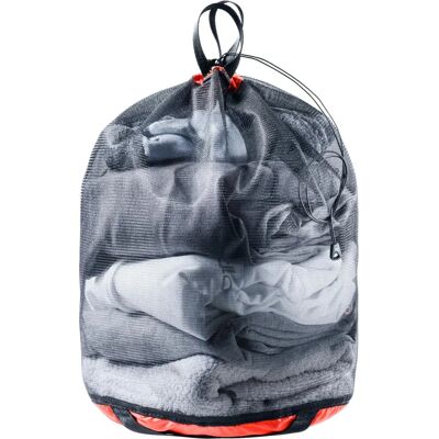 Deuter Mesh Sack 5L - Leichter, recycelter Aufbewahrungssack - Schwarz Deuter Mesh Sack 5L - Leichter, recycelter Aufbewahrungssack - Schwarz