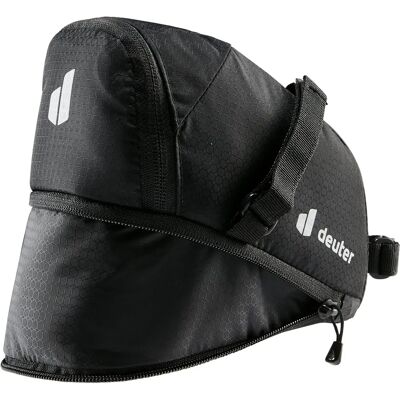 Deuter Bike Saddle Bag 1.1+0.3L Black - Bike Saddle Bag Deuter Bike Saddle Bag 1.1+0.3L Black - Bike Saddle Bag