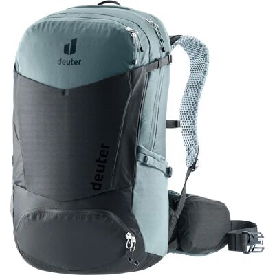 Deuter TRANS ALPINE PRO 28 Zaino da bici uomo grigio-blu Deuter TRANS ALPINE PRO 28 Zaino da bici uomo grigio-blu