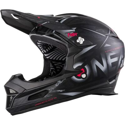 O'Neal Fury Synthy Downhill Hjälm - Svart Grå - L - Unisex O'Neal Fury Synthy Downhill Hjälm - Svart Grå - L - Unisex