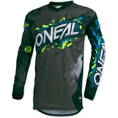 O’NEAL Kinder MTB-Shirt Element Youth Villain LS grau - Größe: L O’NEAL Kinder MTB-Shirt Element Youth Villain LS grau - Größe: L
