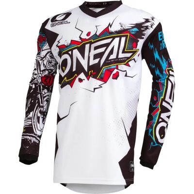 Oneal Villain Unisex White Jersey - Motocross Jersey Oneal Villain Unisex White Jersey - Motocross Jersey