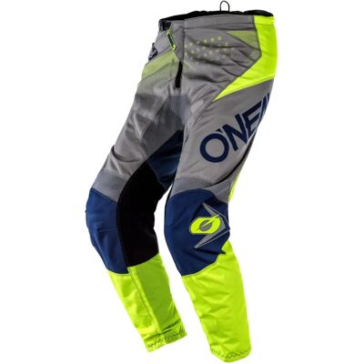 Oneal Element Factor Youth Motocross Pants - Blue Yellow - Unisex Oneal Element Factor Youth Motocross Pants - Blue Yellow - Unisex