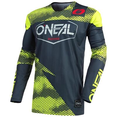ONEAL - Mayhem Covert Motocross Jersey - Gris-Jaune - S - Jersey - Publicité ONEAL - Mayhem Covert Motocross Jersey - Gris-Jaune - S - Jersey - Publicité