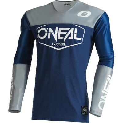 Maillot de Motocross O'Neal Mayhem Hexx V.22 Bleu - Publicité Maillot de Motocross O'Neal Mayhem Hexx V.22 Bleu - Publicité