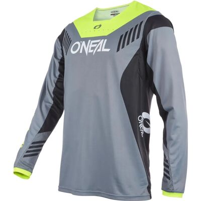 Jersey Unisex O'Neal Element V.22 Gris Amarillo - Descenso, Enduro, Trail Jersey Unisex O'Neal Element V.22 Gris Amarillo - Descenso, Enduro, Trail