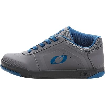 Chaussures VTT O'Neal Pinned Pro - Gris/Bleu - Équipement de Montagne Chaussures VTT O'Neal Pinned Pro - Gris/Bleu - Équipement de Montagne