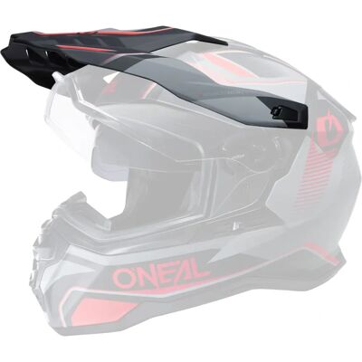 Visera cuadrada negra D- series de ONEAL - Visor Visera cuadrada negra D- series de ONEAL - Visor