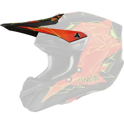 Visera para casco Oneal 5Series Polyacrylite Surge - Negro Rojo - Talla única Visera para casco Oneal 5Series Polyacrylite Surge - Negro Rojo - Talla única
