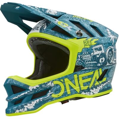 Casco O'Neal Blade Polyacrylite HR - Verde-Amarillo - Casco Casco O'Neal Blade Polyacrylite HR - Verde-Amarillo - Casco
