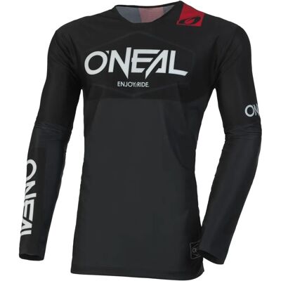 Maillot de motocross O'Neal Mayhem Hexx pour jeunes - Noir Gris - XS Maillot de motocross O'Neal Mayhem Hexx pour jeunes - Noir Gris - XS