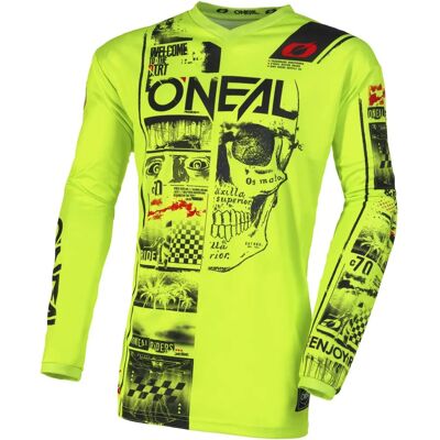 Maglia da cross O’Neal Element Attack V.23 Giallo Nero Maglia da cross O’Neal Element Attack V.23 Giallo Nero