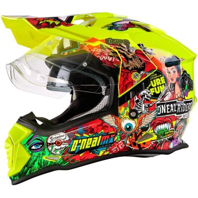 Casco de Motocross Oneal Sierra Crank 2023 Multicolor S Casco de Motocross Oneal Sierra Crank 2023 Multicolor S