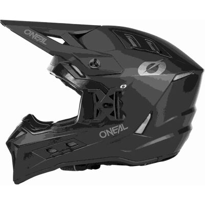 Casque de motocross Oneal EX-SRS Solide - Noir - 2XL - Publicité Casque de motocross Oneal EX-SRS Solide - Noir - 2XL - Publicité