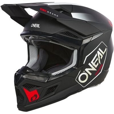 Casco de motocross O'Neal 3SRS Hexx - Negro Blanco Rojo - XL Casco de motocross O'Neal 3SRS Hexx - Negro Blanco Rojo - XL
