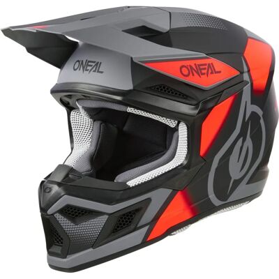 Casque de Motocross O'NEAL 3SRS Vision - Noir/Gris/Rouge - 2XL - Publicité Casque de Motocross O'NEAL 3SRS Vision - Noir/Gris/Rouge - 2XL - Publicité