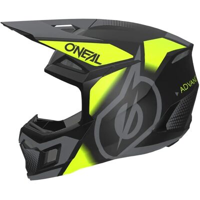 Casco de motocross O'Neal 3SRS Vision - Negro Amarillo - 2XL Casco de motocross O'Neal 3SRS Vision - Negro Amarillo - 2XL