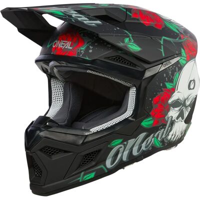 O'Neal 3SRS MX Helmet Kids V24 - Melancia matt black/green/red O'Neal 3SRS MX Helmet Kids V24 - Melancia matt black/green/red