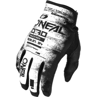 Gants de motocross O'NEAL MAYHEM - Noir Blanc - 2XL - Publicité Gants de motocross O'NEAL MAYHEM - Noir Blanc - 2XL - Publicité