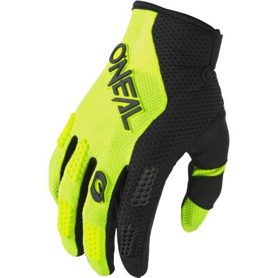 Oneal Element Racewear Kids Motorcycle Gloves - Black Yellow - XS - Motocross Oneal Element Racewear Kids Motorcycle Gloves - Black Yellow - XS - Motocross