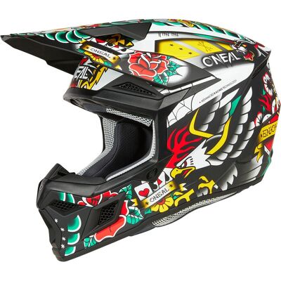 Casco Cross Leggero Multicolore O'Neal - Casco Moto Cross Casco Cross Leggero Multicolore O'Neal - Casco Moto Cross