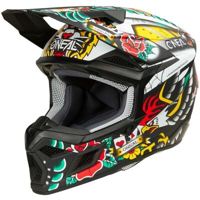 Casco da Cross O'Neal 3SRS Inked - Casco Moto Casco da Cross O'Neal 3SRS Inked - Casco Moto