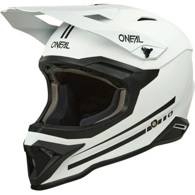 Casco de Motocross O'Neal 1SRS Blanco/Negro XXL Casco de Motocross O'Neal 1SRS Blanco/Negro XXL
