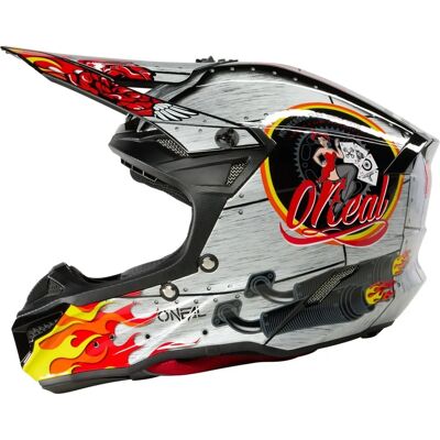 Casque moto O'Neal 5SRS - Multicolore - Publicité Casque moto O'Neal 5SRS - Multicolore - Publicité