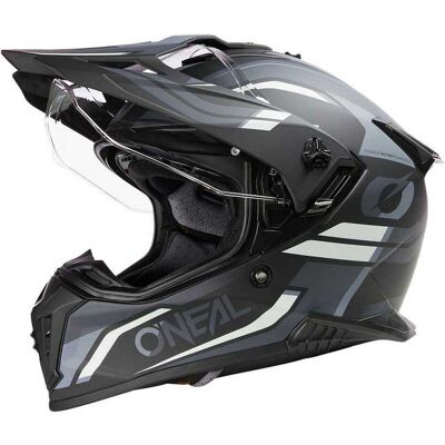 O’Neal A-SRS Spike Motorcycle Helmet - Adventure, Gray/White/Black O’Neal A-SRS Spike Motorcycle Helmet - Adventure, Gray/White/Black