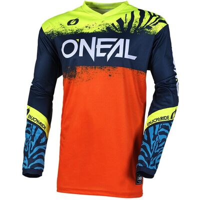 O'Neal Maglia Cross Enduro Bambino Element Shocker Blau-Orange - Jersey O'Neal Maglia Cross Enduro Bambino Element Shocker Blau-Orange - Jersey