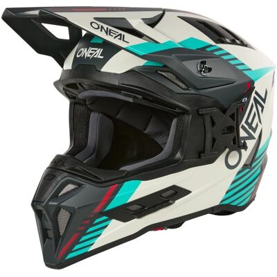 ONEAL EX-SRS Quin Azul-Verde - Casco de moto ONEAL EX-SRS Quin Azul-Verde - Casco de moto