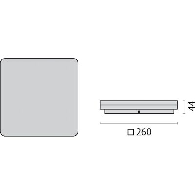 Performance in Lighting LED Wand- und Deckenleuchte - 24W, 4000K, IP20 Performance in Lighting LED Wand- und Deckenleuchte - 24W, 4000K, IP20