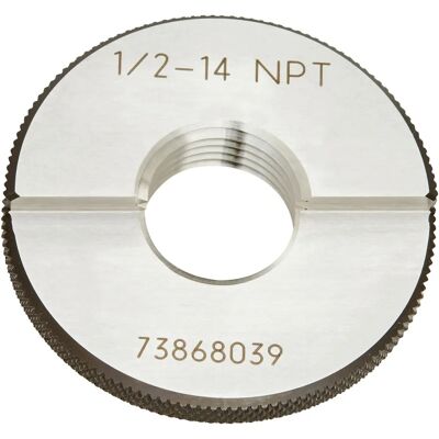 JBO LR NPT 1/8 Gewindelehrring - Geeignet für konische Rohrgewinde JBO LR NPT 1/8 Gewindelehrring - Geeignet für konische Rohrgewinde