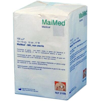 MaiMed Mullkompressen 10x10 cm - Medizinische Kompresse MaiMed Mullkompressen 10x10 cm - Medizinische Kompresse