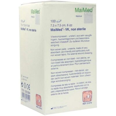 MaiMed Garze di tessuto sterilizzate 7,5x7,5cm - Cerotti MaiMed Garze di tessuto sterilizzate 7,5x7,5cm - Cerotti