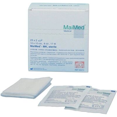 MaiMed 10x20 cm Steril/Unsteril Verbandmull - Mullkompressen MaiMed 10x20 cm Steril/Unsteril Verbandmull - Mullkompressen