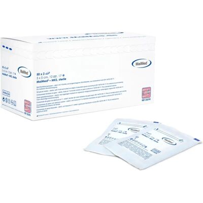 MaiMed Modell 7,5x7,5cm Sterile Schlitzkompressen - Verbandsmaterial MaiMed Modell 7,5x7,5cm Sterile Schlitzkompressen - Verbandsmaterial