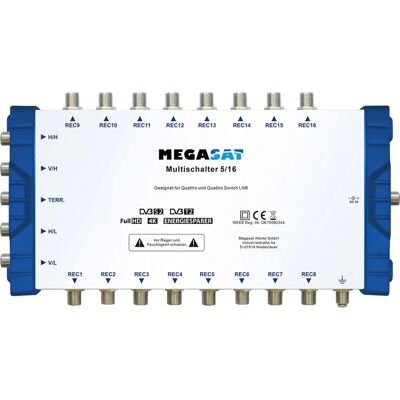 Multischiavo Satellitare Megasat 5/16 - 16 uscite Multischiavo Satellitare Megasat 5/16 - 16 uscite