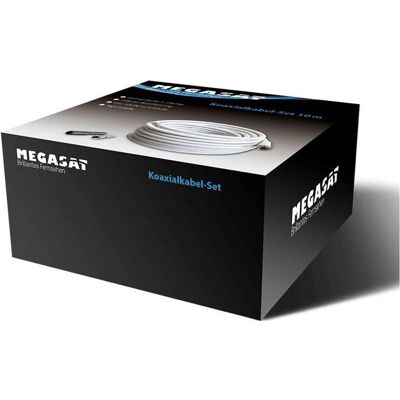 Cavo coassiale Megasat 100146 - 20m, Quad Shield, 75Ω - Satellite/HDTV Cavo coassiale Megasat 100146 - 20m, Quad Shield, 75Ω - Satellite/HDTV