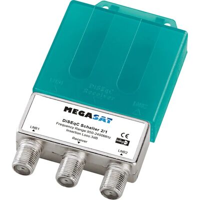 Megasat 0600202 Satellitkabelsplitter - Silber - 950-2400 MHz Megasat 0600202 Satellitkabelsplitter - Silber - 950-2400 MHz