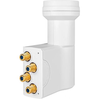 Megasat Weiß Quattro LNB - Niedriger Rauschpegel Megasat Weiß Quattro LNB - Niedriger Rauschpegel