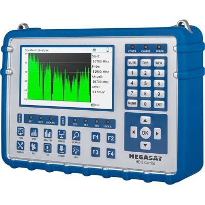 Megasat HD-5 Combo Satellitenmesser - 950-2150 MHz, Blau Megasat HD-5 Combo Satellitenmesser - 950-2150 MHz, Blau