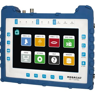 Mesureur de signaux satellite Megasat HD 7 Combo - Écran tactile 8,9" Mesureur de signaux satellite Megasat HD 7 Combo - Écran tactile 8,9"