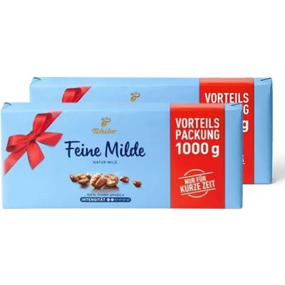 Tchibo - Feine Milde - Gemalen - 4x1kg - Coffee Tchibo - Feine Milde - Gemalen - 4x1kg - Coffee