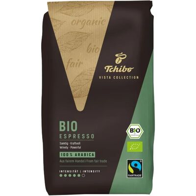 Tchibo Vista Collection Bio Espresso - 1kg Ganze Bohne - Intensität 5/6 Tchibo Vista Collection Bio Espresso - 1kg Ganze Bohne - Intensität 5/6