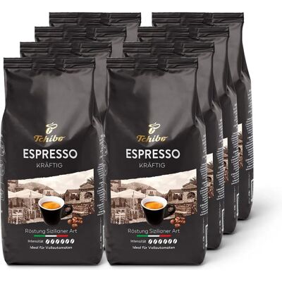 Tchibo - Espresso Kräftig - 8x1 kg - Kaffeebohnen Tchibo - Espresso Kräftig - 8x1 kg - Kaffeebohnen